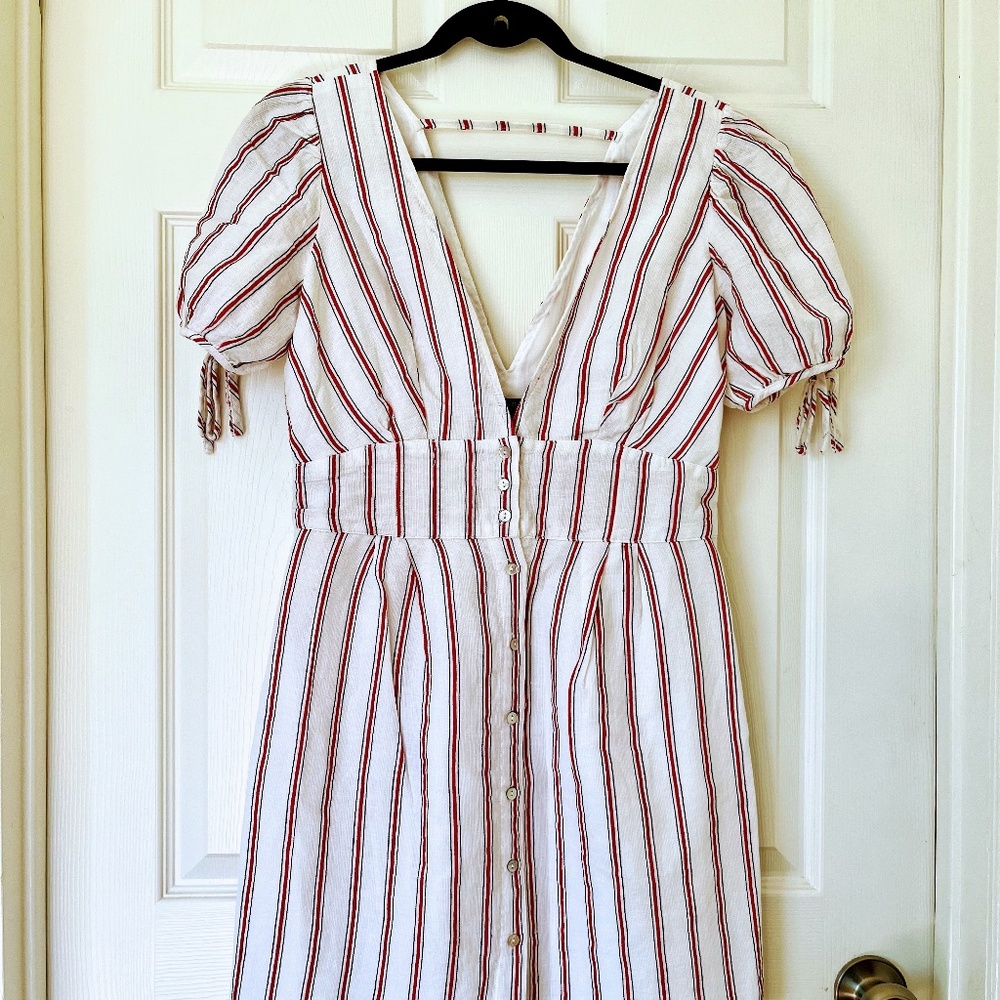 Striped mini dress